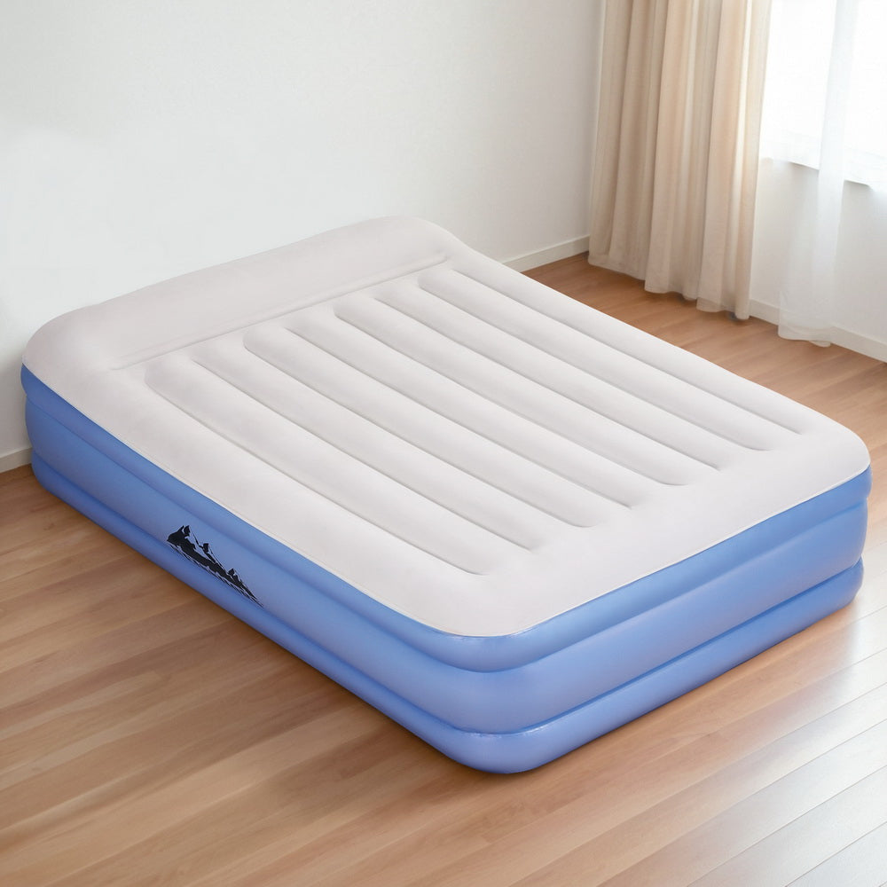Weisshorn Air Mattress Queen Inflatable Bed 50cm Air bed AMAT-PLO02-50-Q-WHBL