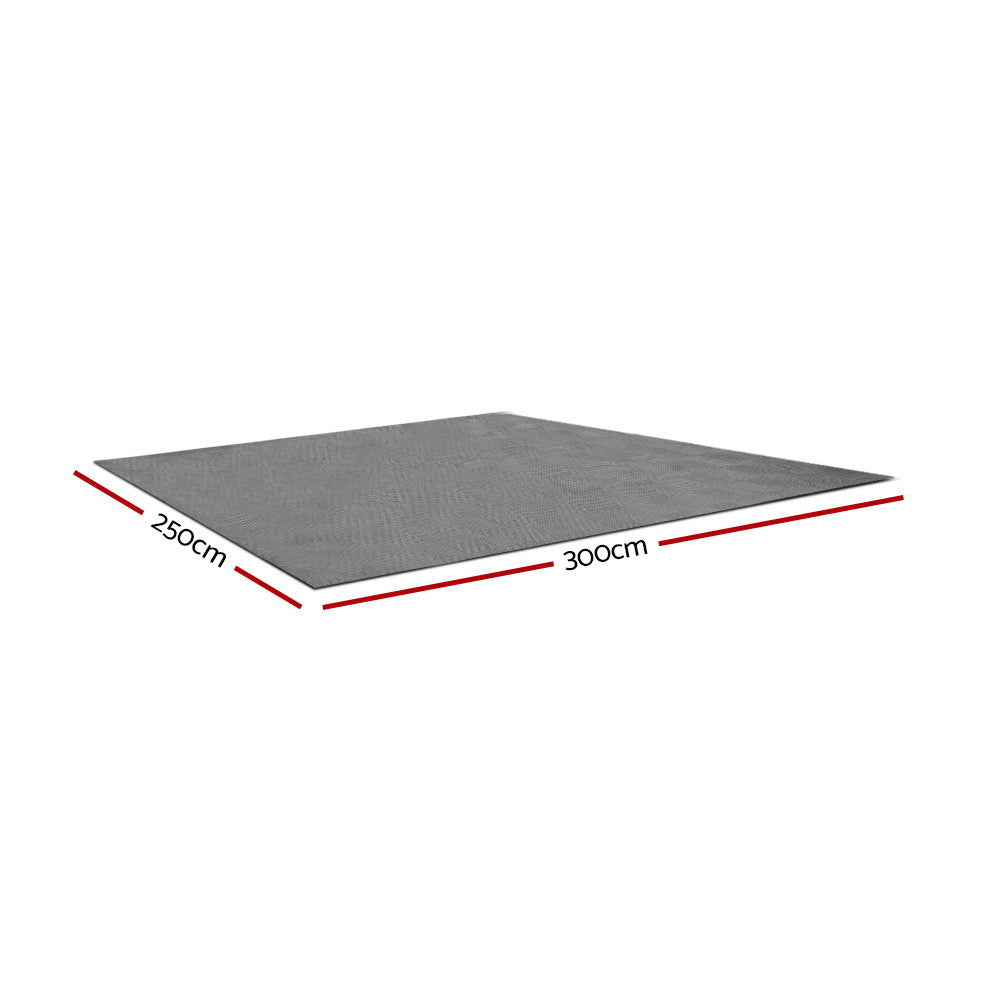 Weisshorn 3M X 2.5M Annex Matting Floor Mats Mesh Caravan Camping Annexe ANNEXE-MAT-3M-GREY-L