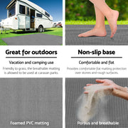 Weisshorn 3M X 2.5M Annex Matting Floor Mats Mesh Caravan Camping Annexe ANNEXE-MAT-3M-GREY-L