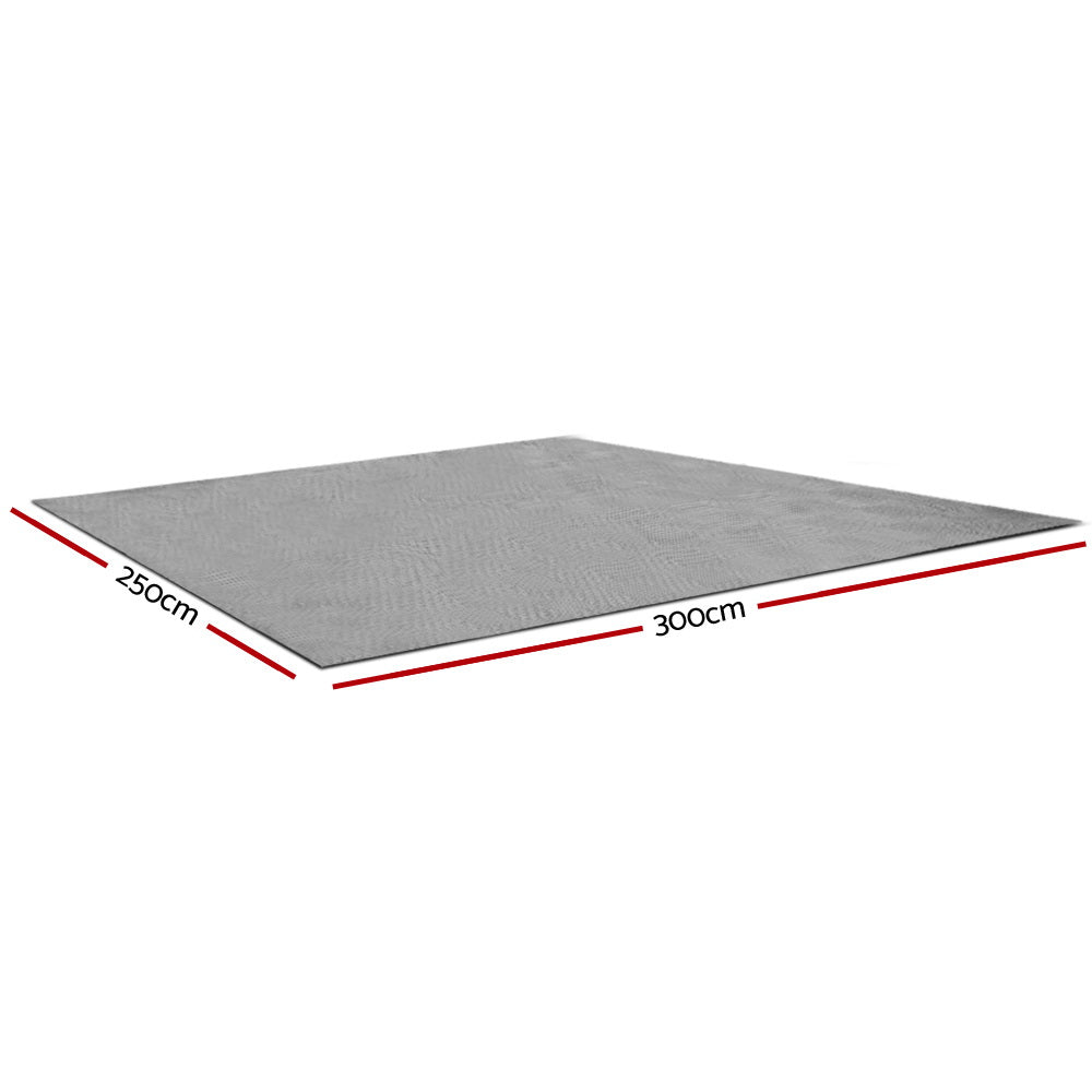 Weisshorn 3M X 2.5M Annex Matting Floor Mats Mesh Caravan Camping Annexe 2pcs ANNEXE-MAT-3M-GREY-LX2
