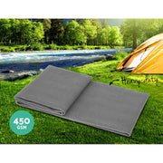 Weisshorn 3M X 2.5M Annex Matting Floor Mats Mesh Caravan Camping Annexe 2pcs ANNEXE-MAT-3M-GREY-LX2