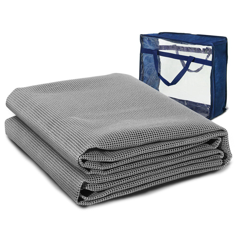 Weisshorn 4M X 2.5M Annex Matting Floor Mats Mesh Caravan Camping Annexe ANNEXE-MAT-4M-GREY-L