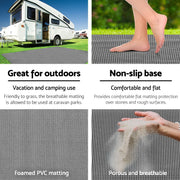 Weisshorn 4M X 2.5M Annex Matting Floor Mats Mesh Caravan Camping Annexe ANNEXE-MAT-4M-GREY-L