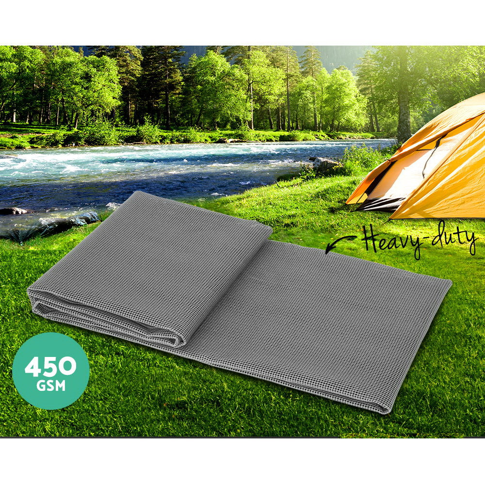Weisshorn 6M X 2.5M Annex Matting Floor Mats Mesh Caravan Camping Annexe ANNEXE-MAT-6M-GREY-L