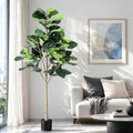 Artiss 180cm Artificial Fiddle Tree Faux Trees Indoor Decor Artificial Plants Lifelike Plant 1.8M AP-TREE-FIDDLE-180