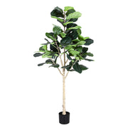 Artiss 180cm Artificial Fiddle Tree Faux Trees Indoor Decor Artificial Plants Lifelike Plant 1.8M AP-TREE-FIDDLE-180