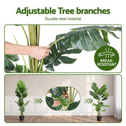 Artiss 140cm Artificial Monstera Tree Faux Trees Indoor Decor Artificial Plants Lifelike Plant 1.4M AP-TREE-MONS-140