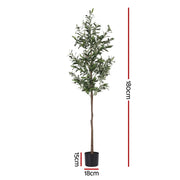 Artiss 180cm Artificial Olive Tree Faux Trees Indoor Decor Artificial Plants Lifelike Plant 1.8M AP-TREE-OLIVE-180