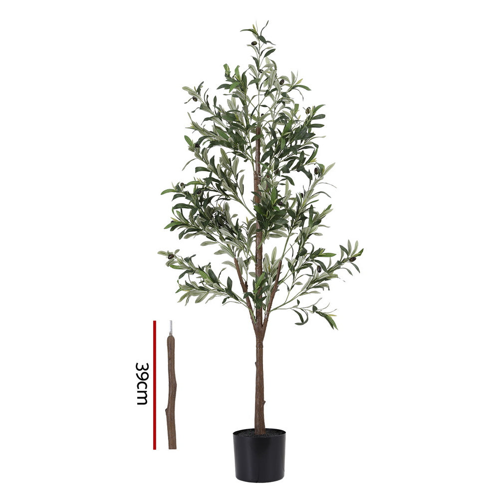 Artiss 180cm Artificial Olive Tree Faux Trees Indoor Decor Artificial Plants Lifelike Plant 1.8M AP-TREE-OLIVE-180