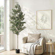 Artiss 210cm Artificial Olive Tree Faux Trees Indoor Decor Artificial Plants Lifelike Plant 2.1M AP-TREE-OLIVE-210