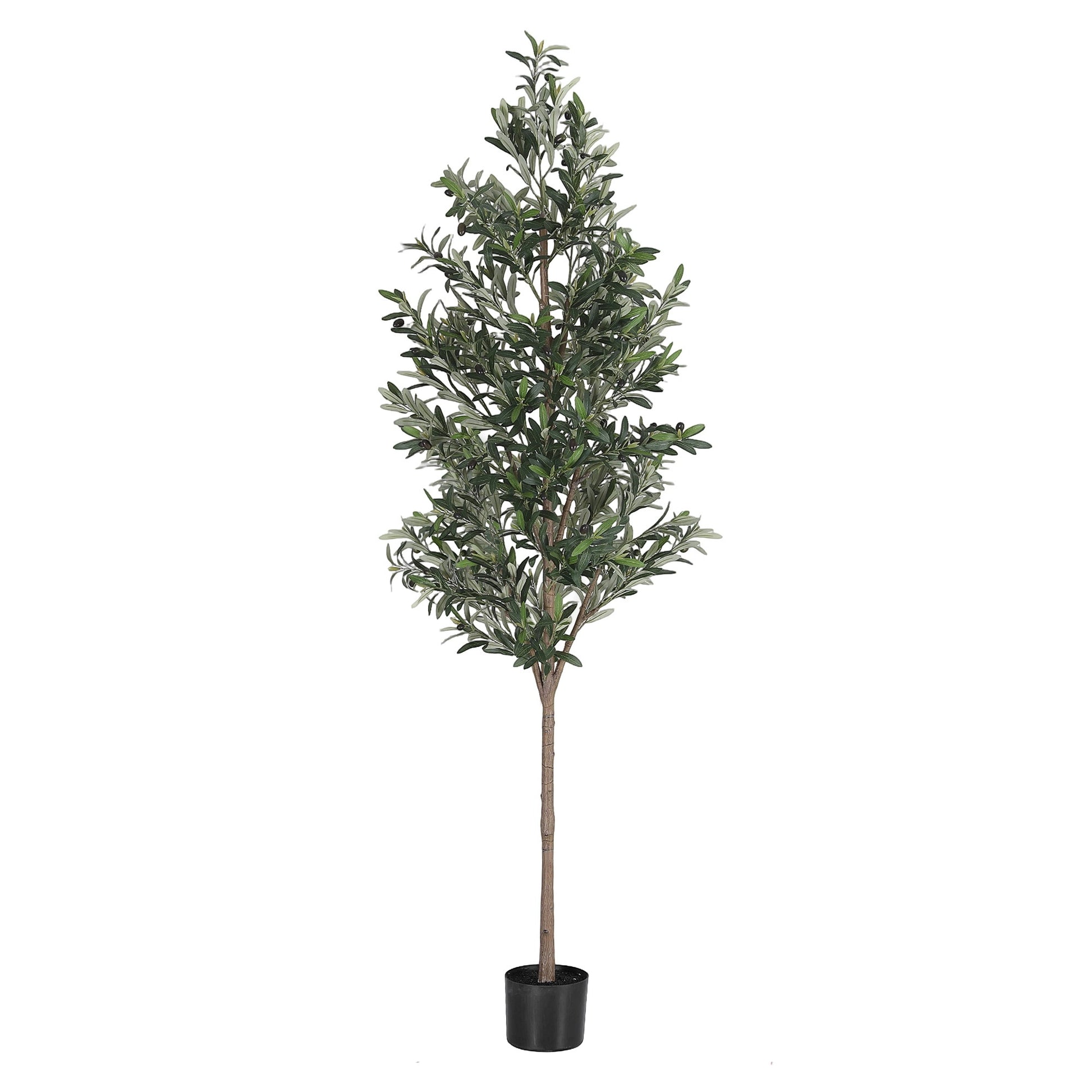 Artiss 210cm Artificial Olive Tree Faux Trees Indoor Decor Artificial Plants Lifelike Plant 2.1M AP-TREE-OLIVE-210