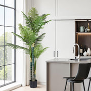 Artiss 180cm Artificial Palm Tree Faux Trees Indoor Decor Artificial Plants Lifelike Plant 1.8M AP-TREE-PALM-180