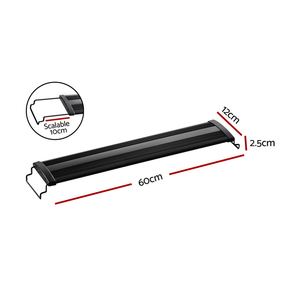 i.Pet Aquarium Light Full Spectrum 60CM Aqua Plant Fish Tank Lamp AQUAR-LT-60-BK