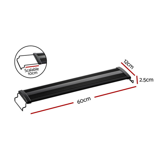 i.Pet Aquarium Light Full Spectrum 60CM Aqua Plant Fish Tank Lamp AQUAR-LT-60-BK