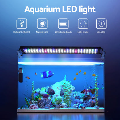 i.Pet Aquarium Light Full Spectrum 60CM Aqua Plant Fish Tank Lamp AQUAR-LT-60-BK