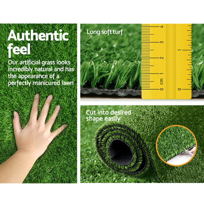 Prime Turf Artificial Grass 2mx10m 17mm Synthetic Fake Lawn Turf Plant Plastic Olive AR-GRASS-15-210M-OL