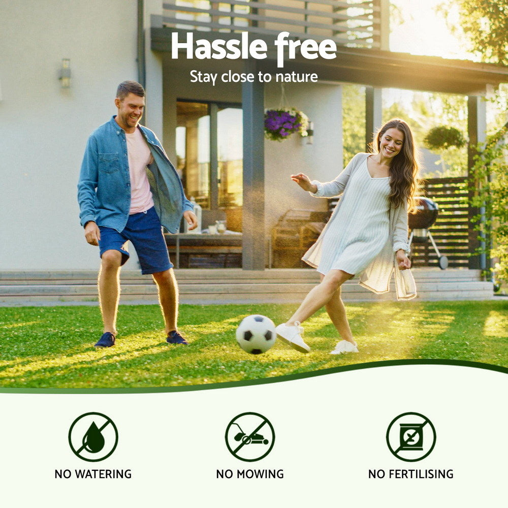 Prime Turf Artificial Grass Turf Rug Fake Grass 2 Rolls 15mm Height 50cm x 2m Indoor Outdoor Synthetic Grass AR-GRASS-50X200-OL