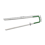Prime Turf Artificial Grass Synthetic Pins 100pcs Turf Pegs Heavy Duty Weed Mat Stakes Landscape AR-GRASS-PINS-100