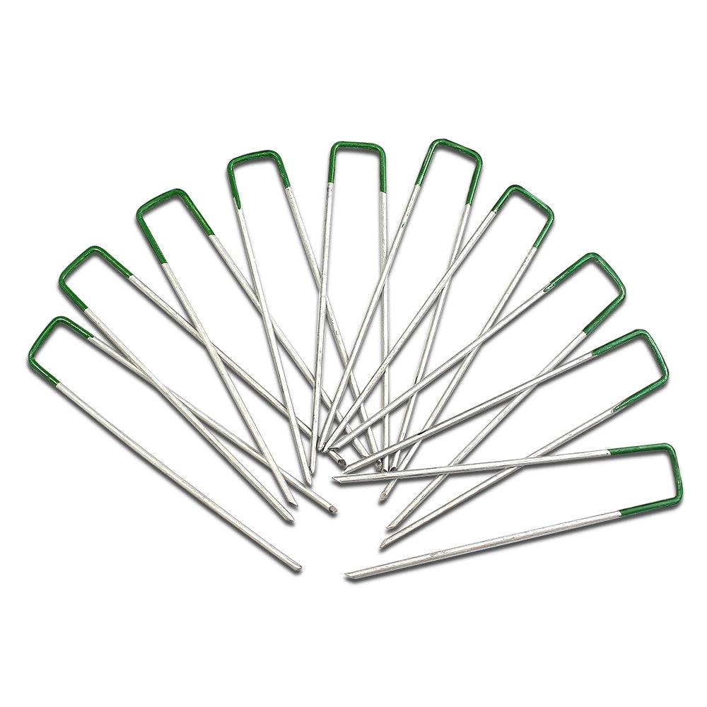 Prime Turf Artificial Grass Synthetic Pins 100pcs Turf Pegs Heavy Duty Weed Mat Stakes Landscape AR-GRASS-PINS-100