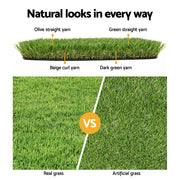 Primeturf 30mm 1mx20m Artificial Grass Synthetic Fake Lawn Turf Plastic Plant 4-coloured AR-GRASS-SILK-30-120
