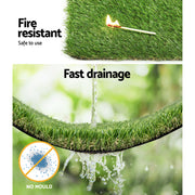 Primeturf 30mm 1mx20m Artificial Grass Synthetic Fake Lawn Turf Plastic Plant 4-coloured AR-GRASS-SILK-30-120