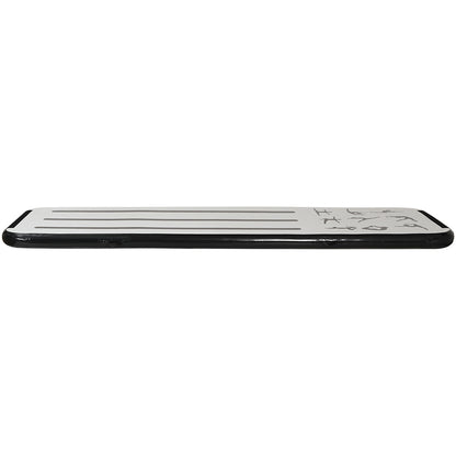 Everfit 3M Air Track Gymnastics Tumbling Mat Exercise Cheerleading Unique Black ATM-3-1-01M-BK