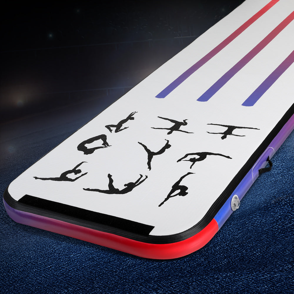 Everfit 3M Air Track Gymnastics Tumbling Mat Exercise Cheerleading Unique Style ATM-3-1-01M-PP