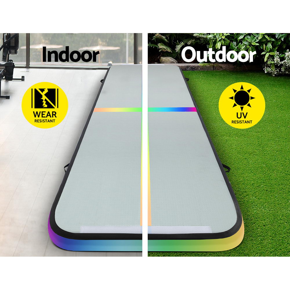 Everfit 4X1M Air Track Inflatable Tumbling Mat Gymnastics Yoga Mat ATM-4-1-01M-MC