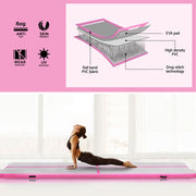 Everfit 4X1M Airtrack Inflatable Air Track Tumbling Mat W/Pump Floor Gymnastics ATM-4-1-01M-PK-AP