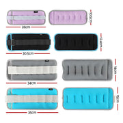 Everfit Ankle Wrist Weights for Women & Men, 4 Colors Set with 1 2 3 4kg Wearable Leg Arm Weights with Secure Fit for Walking, Running, Pilates, Home Fitness