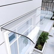 Instahut Window Door Awning 0.4mx1m Transparent AWN-04X1-CLR