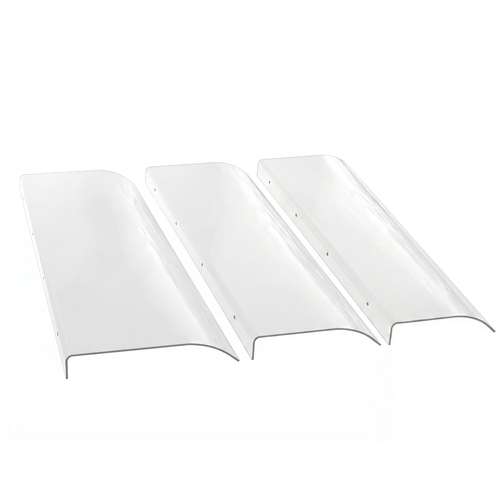 Instahut Window Door Awning 0.4mx3m Transparent AWN-04X3-CLR