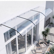 Instahut Window Door Awning 0.4mx3m Transparent AWN-04X3-CLR