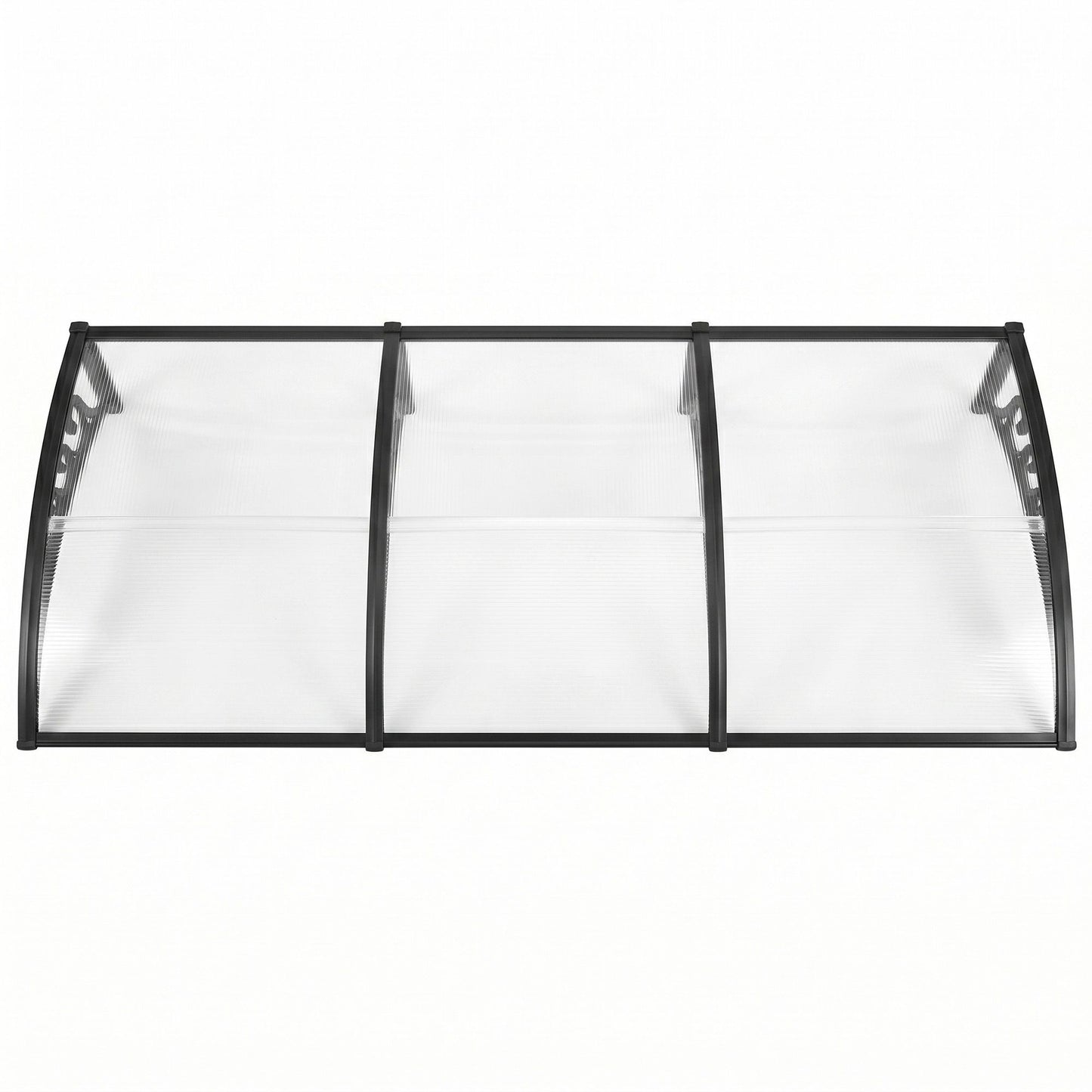 Instahut Window Door Awning 0.8mx3m Transparent AWN-08X3-CLR