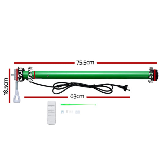 Instahut 230V Folding Arm Awning Replacement Motor with remote 40NM AWN-B-ARM-REMOTE