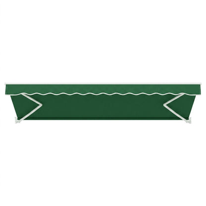 Instahut Retractable Folding Arm Awning Motorised Sunshade 5Mx3M Dark Green AWN-B-ARM-REMOTE-50X30-DKGN