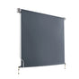 Instahut 1.8X2.5M Outdoor Blinds Awning Roll Down Canopy Retractable Outdoor Blinds Window Shade Grey AWN-B-DOWN-PS-18-GREY