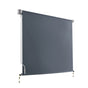 Instahut 2.1X2.5M Outdoor Blinds Awning Roll Down Canopy Retractable Outdoor Blinds Window Shade Grey AWN-B-DOWN-PS-21-GREY