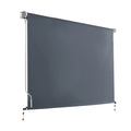 Instahut 2.7X2.5M Outdoor Blinds Awning Roll Down Canopy Retractable Outdoor Blinds Window Shade Grey AWN-B-DOWN-PS-27-GREY