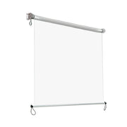Instahut Outdoor Blinds Transparent Roll Down Awning Window Shade 1.4X2.4M AWN-B-DOWN-PVC-14
