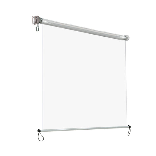 Instahut Outdoor Blinds Transparent Roll Down Awning Window Shade 1.4X2.4M AWN-B-DOWN-PVC-14