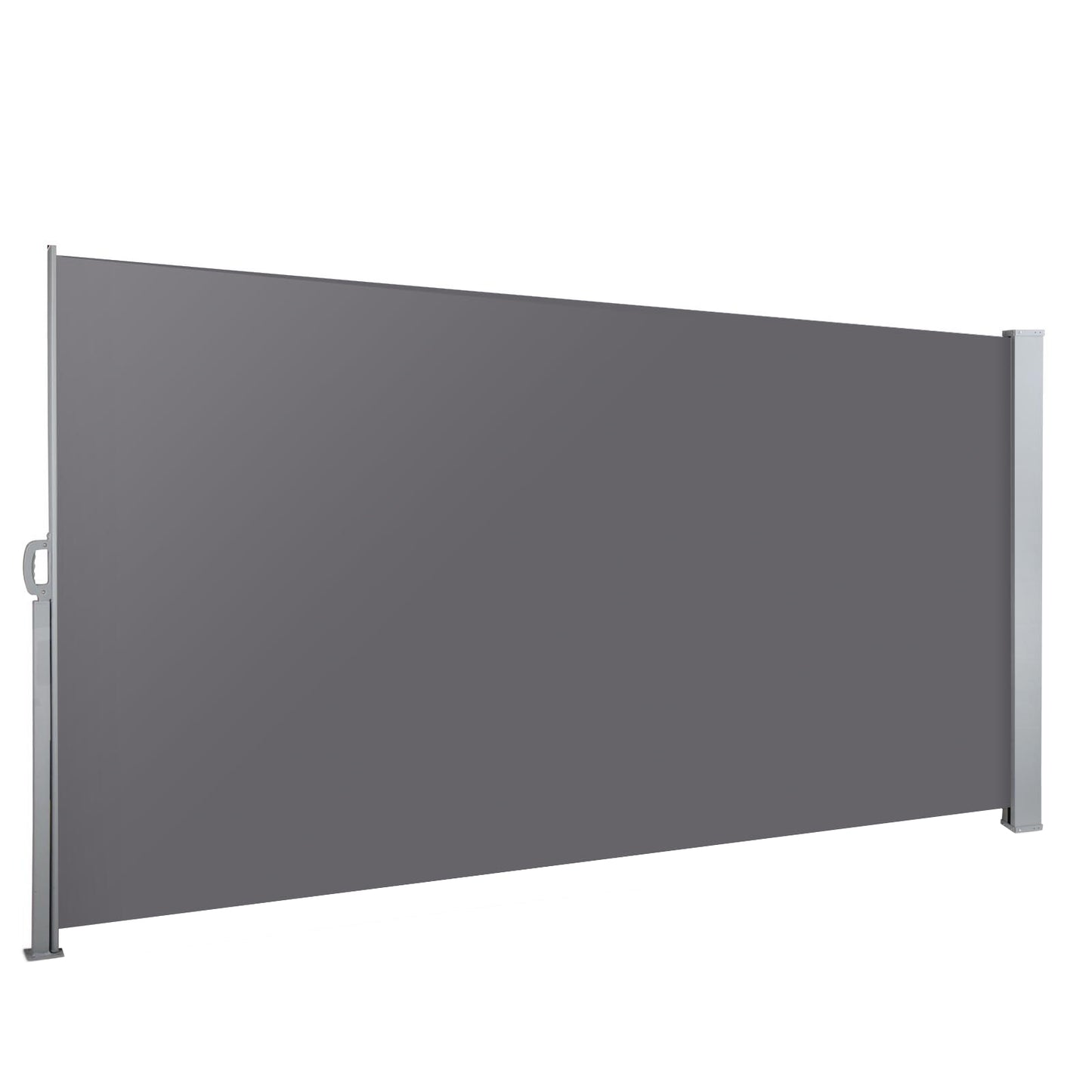 Instahut Side Awning Sun Shade Outdoor Blinds Retractable Screen 1.4X3M GR AWN-B-SIDE-FC-140-GREY