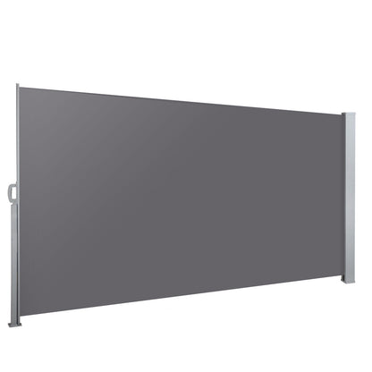 Instahut Side Awning Sun Shade Outdoor Blinds Retractable Screen 1.4X3M GR AWN-B-SIDE-FC-140-GREY