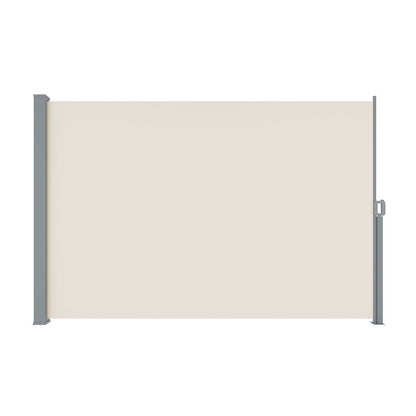 Instahut Side Awning Sun Shade Outdoor Blinds Retractable Screen 2X3M Cream AWN-B-SIDE-FC-200-CREAM