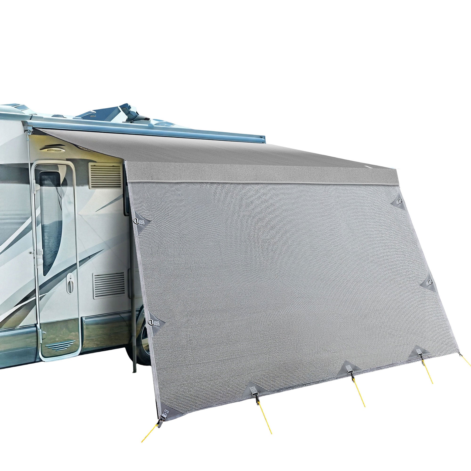Weisshorn 18ft Caravan Awning Fabric & Privacy Screen RV Roll Out Sun Shade 5.2M AWN-CV-52-GY