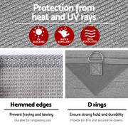 Weisshorn 18ft Caravan Awning Fabric & Privacy Screen RV Roll Out Sun Shade 5.2M AWN-CV-52-GY