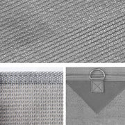 Caravan Privacy Screen Roll Out Awning 4.6x1.95M End Wall Side Sun Shade Grey AWN-CV-B-SS-46
