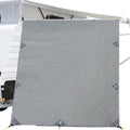 Caravan Privacy Screen Roll Out Awning 2.1x1.8M Sun Shade Pop Top End Wall Grey AWN-CV-B-SS-POP