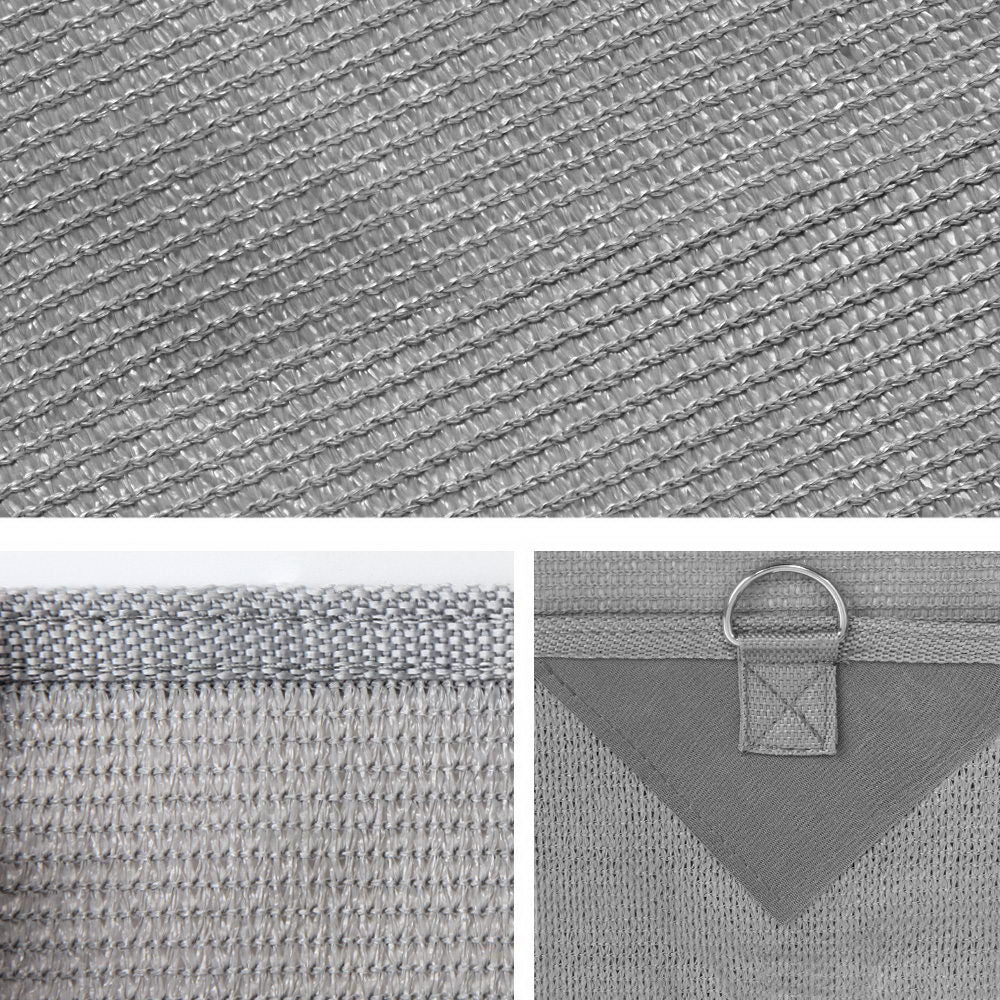 Caravan Privacy Screen Roll Out Awning 2.1x1.8M Sun Shade Pop Top End Wall Grey AWN-CV-B-SS-POP