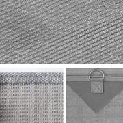 Caravan Privacy Screen Roll Out Awning 2.1x1.8M Sun Shade Pop Top End Wall Grey AWN-CV-B-SS-POP